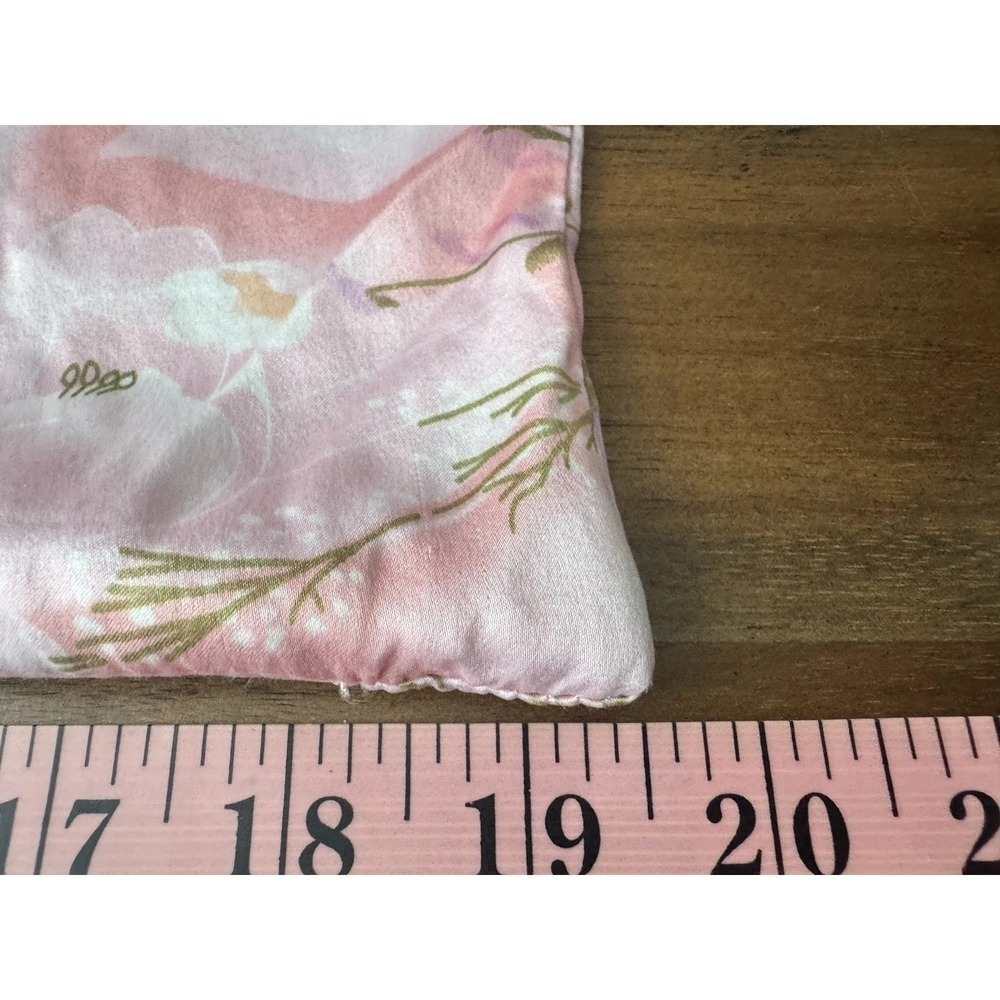 Silk Pillow Case King Size SLPBaby 6A Pink Floral 100% Pure Mulberry Silk Zip - Picture 7 of 9
